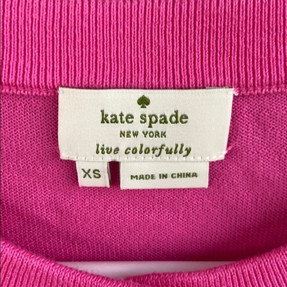 EUC Pink Kate Spade cardigan sweater - Picture 2 of 7